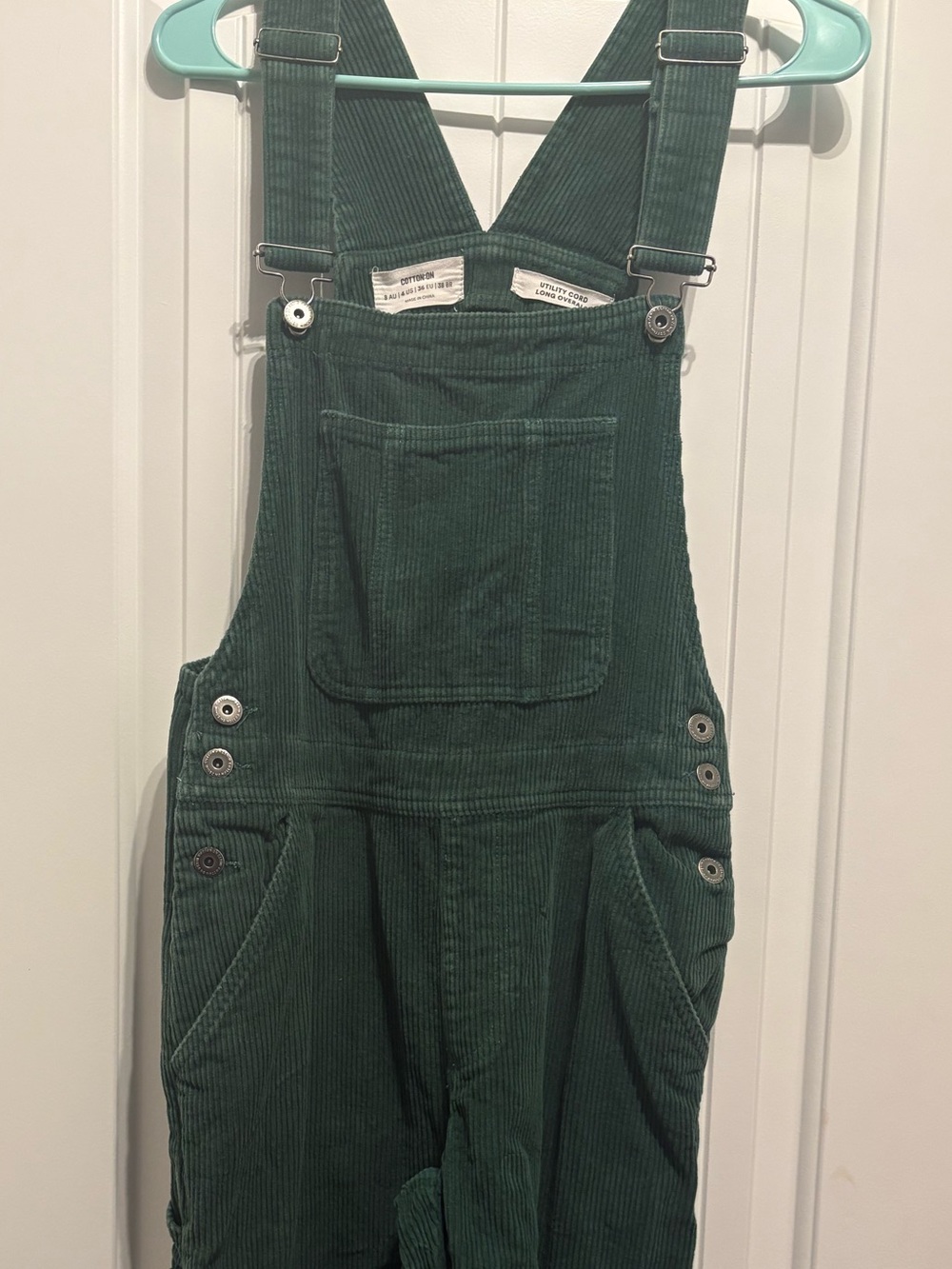 Cotton On Size 4 Womens Overalls - Dark Green